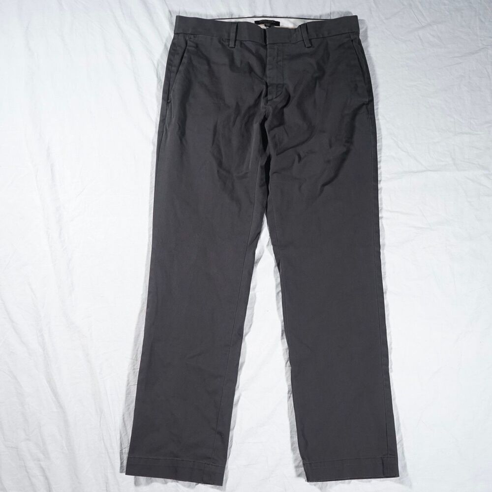Banana Republic Aiden Chino Pants Dark Grey 32x30 - Picture 9 of 9